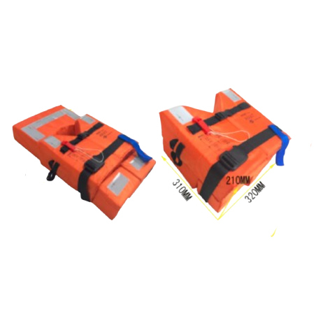 This marine foldable foam life jacket is a compact and reliable lifesaving device designed for maritime safety. Made with durable foam for buoyancy and fitted with a whistle, reflective tape, and adjustable straps, it ensures visibility and a secure fit during emergencies. Compliant with SOLAS standards, it’s ideal for commercial vessels, recreational boating, and oceanic use.